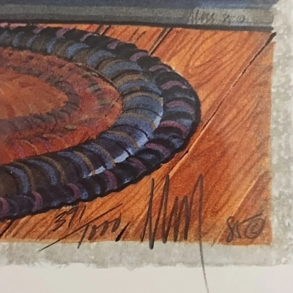 P. Buckley Moss 391/1000 1985 Professionally Matted, Framed, Signed Print - Picture 2 of 12